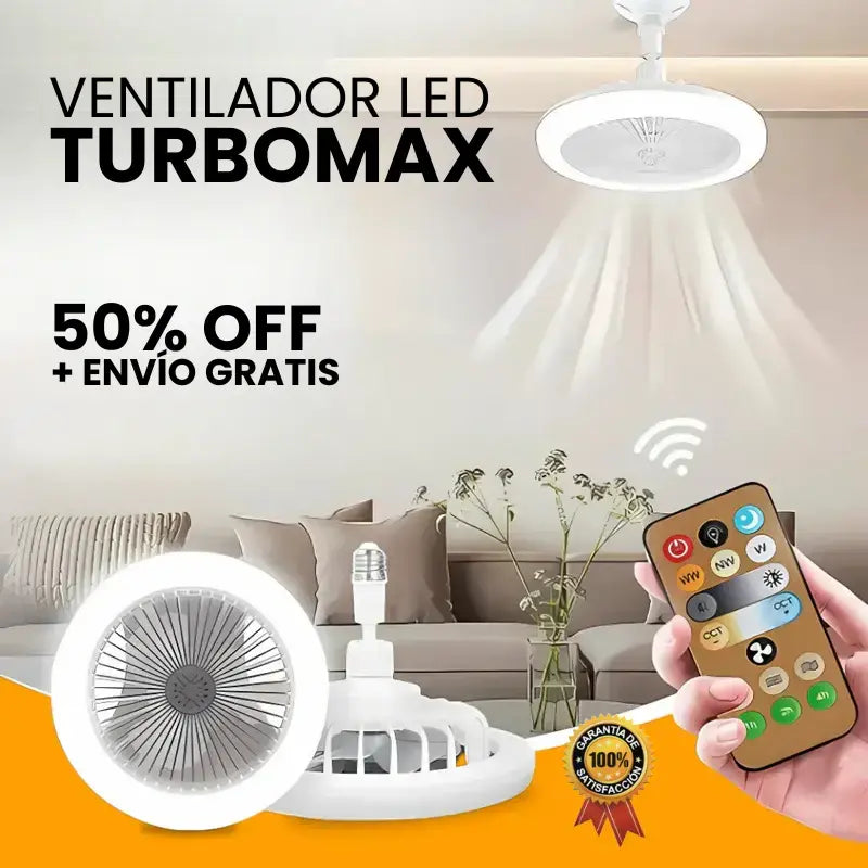 Compre 1 Llévate 2 - Ventilador Inteligente de LED TurboMax™ [SUPER POTENTE]